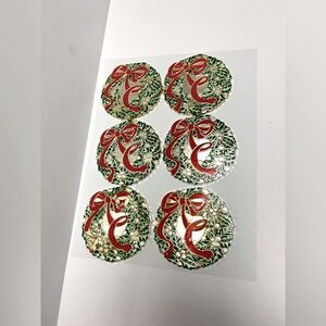 VTG ⚜️♥️⚜️ 1988 Wreath Coasters Wm. A. Rodgers William Oneida Holiday Collection